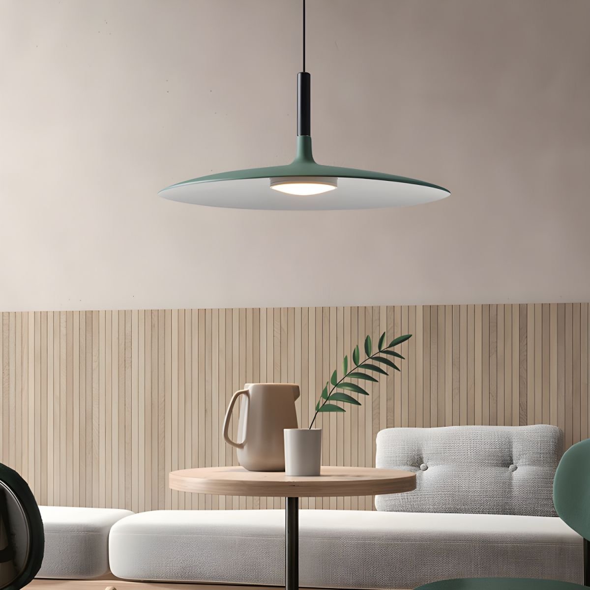 Skiva LED Hanglamp | Ultra-Plat Design, Neutraal Wit Licht