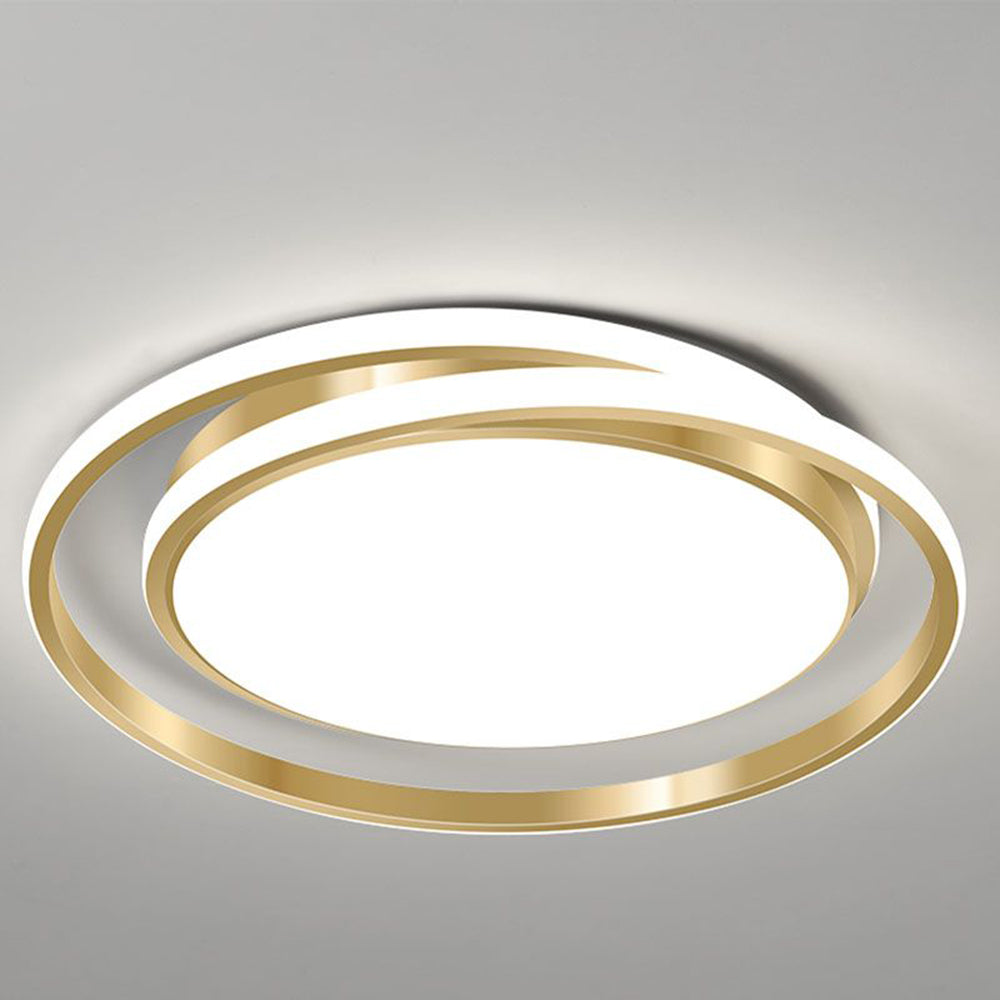 Bello LED Circle Ceiling Light | Modern Gold Flush Mount, Energy-Efficient