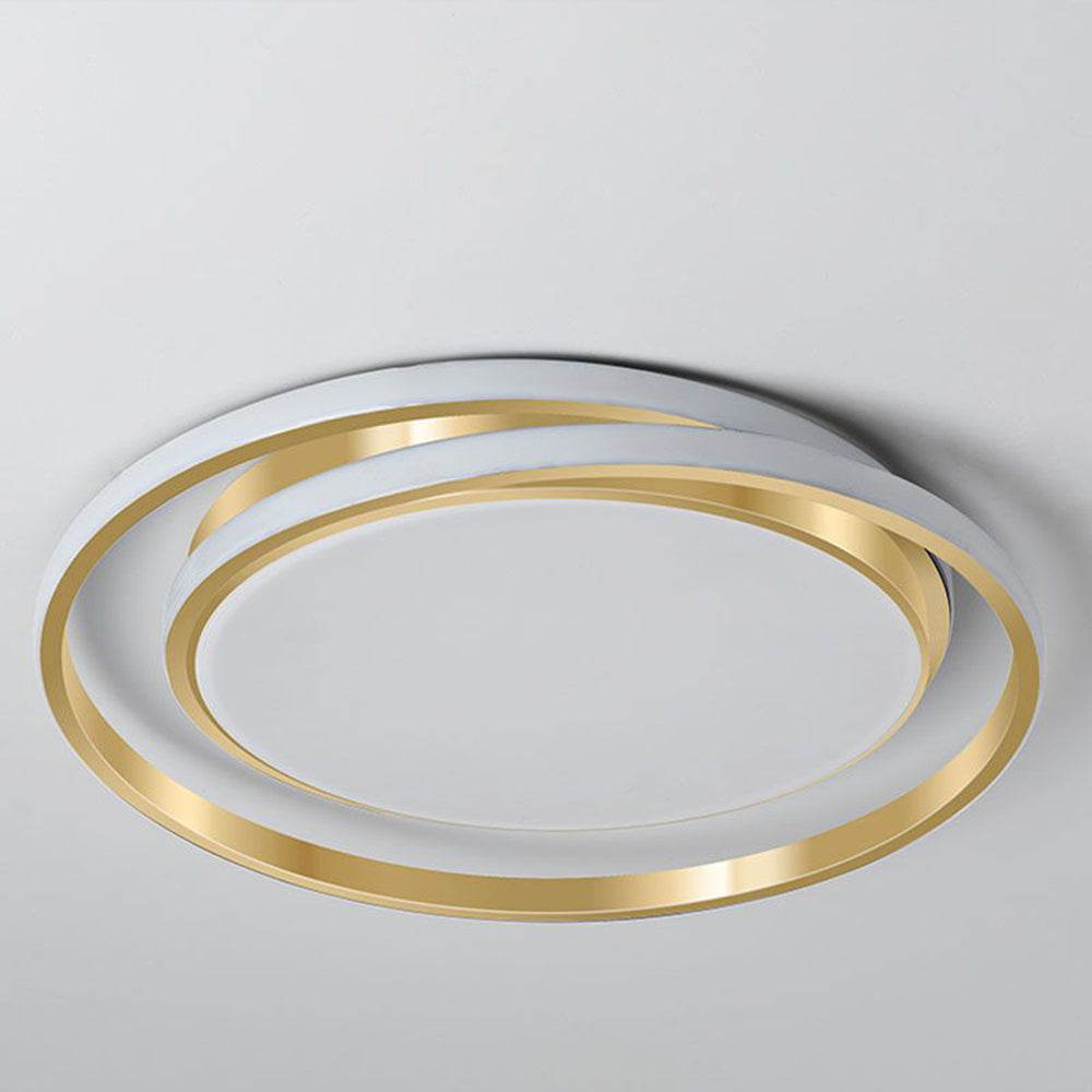 Bello LED Circle Ceiling Light | Modern Gold Flush Mount, Energy-Efficient