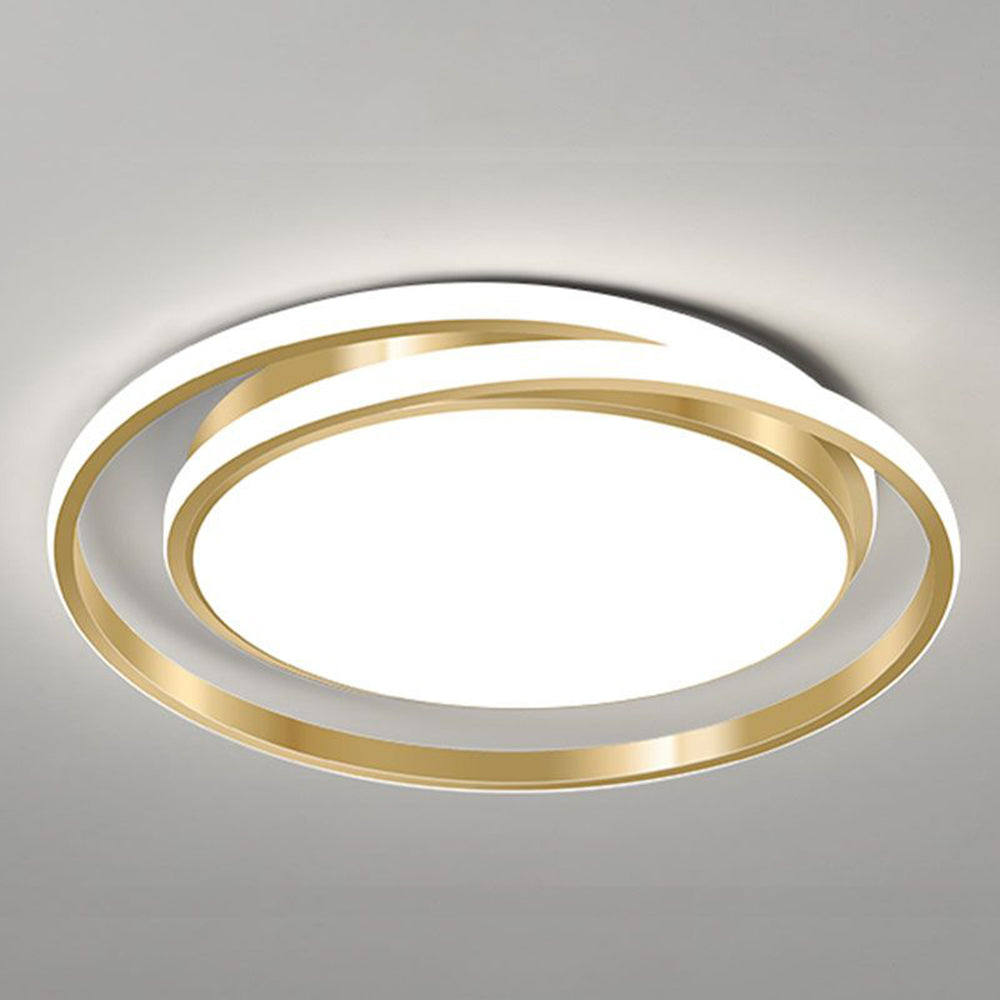 Bello LED Circle Ceiling Light | Modern Gold Flush Mount, Energy-Efficient