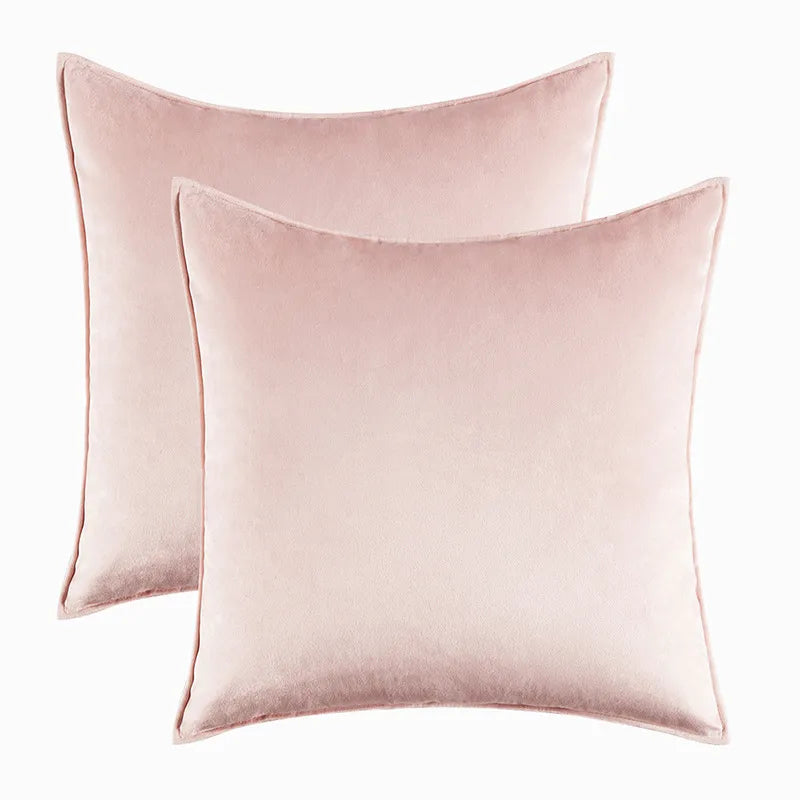 Bela Velvet Cushion Cover | Soft Fabric, Hidden Zipper