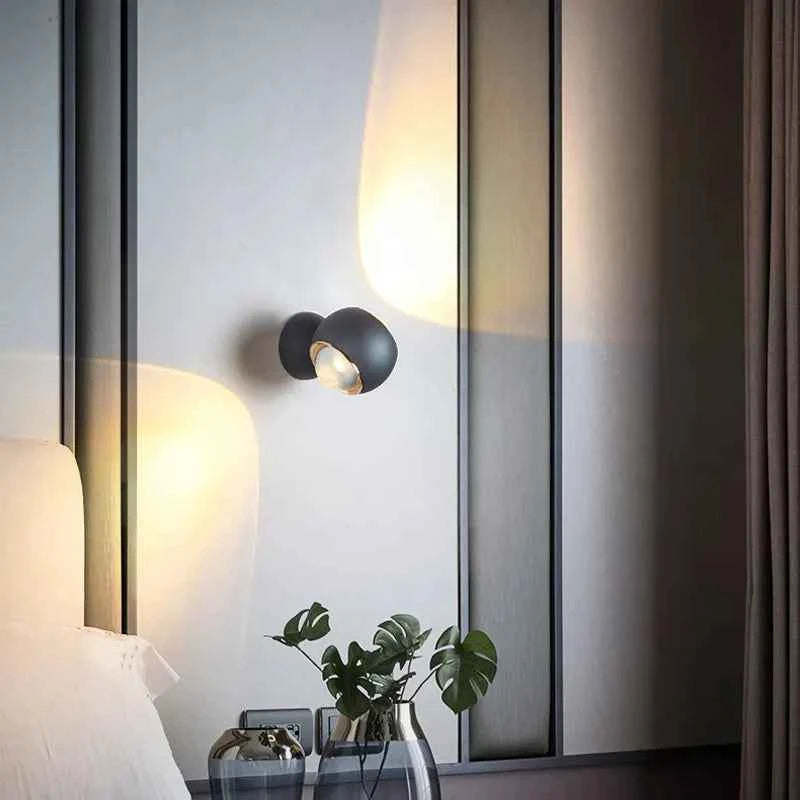 Cino Wandlamp | Metaal met Kristalglas, Up & Down Licht