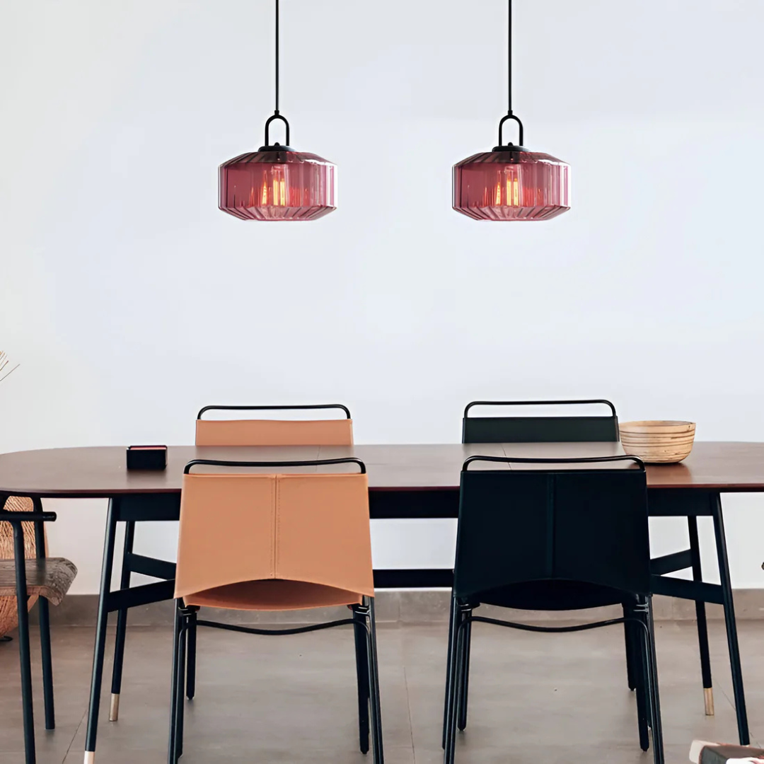 Mireta Pendant Light | Hand-Blown Glass, Warm Ambient Glow