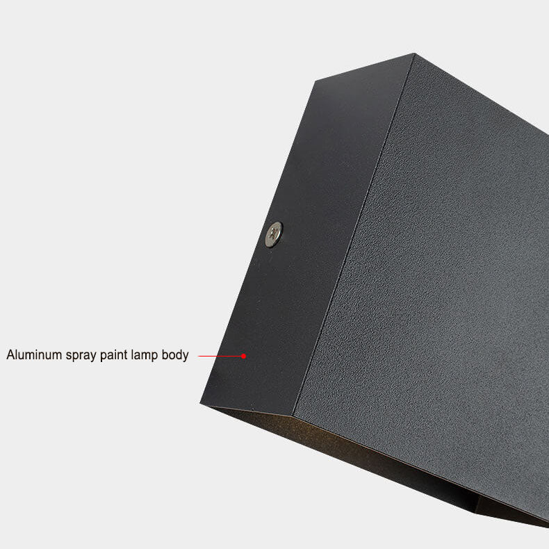 Sleek Minimalist Square Aluminum LED Wall Light