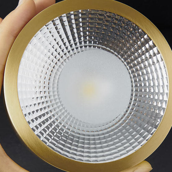 Nordic Style Ultra-Thin All-Copper LED Flush Mount Light