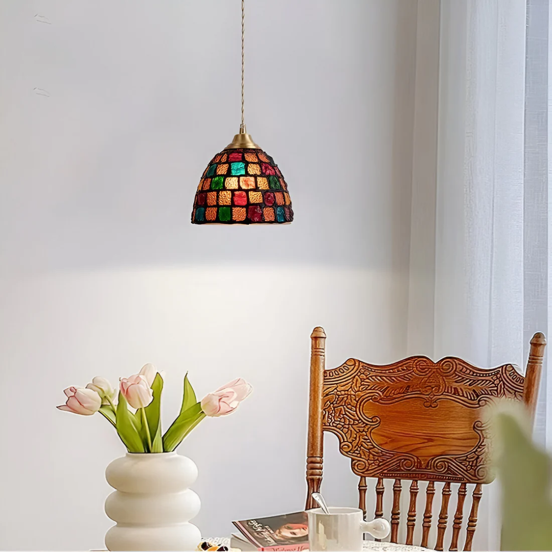 Bello Hanglamp | Retro Glasoptiek met Koper, Sfeervol Warmwit Licht