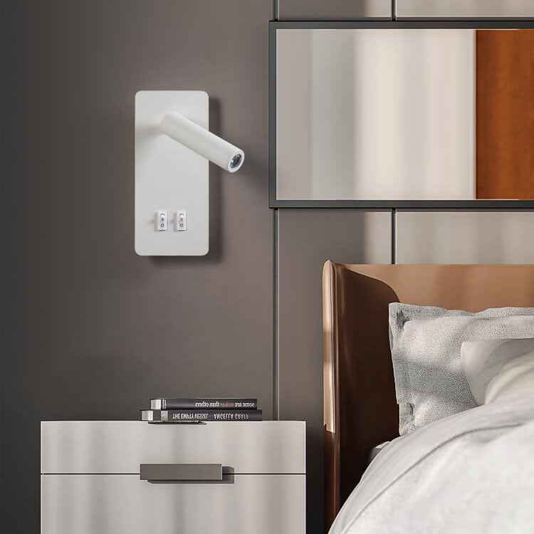 Rotatable LED Wall Sconce Lamp - Nordic Minimalist Square Spotlight