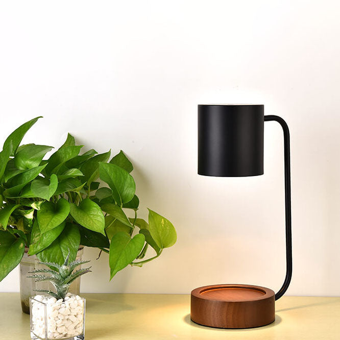 Bento Table Lamp | Japanese Minimalist Wood & Metal Design