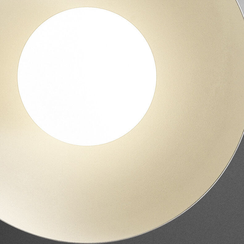 Japanese Wabi-Sabi Iron and Glass 1-Light Semi-Flush Mount Fixture