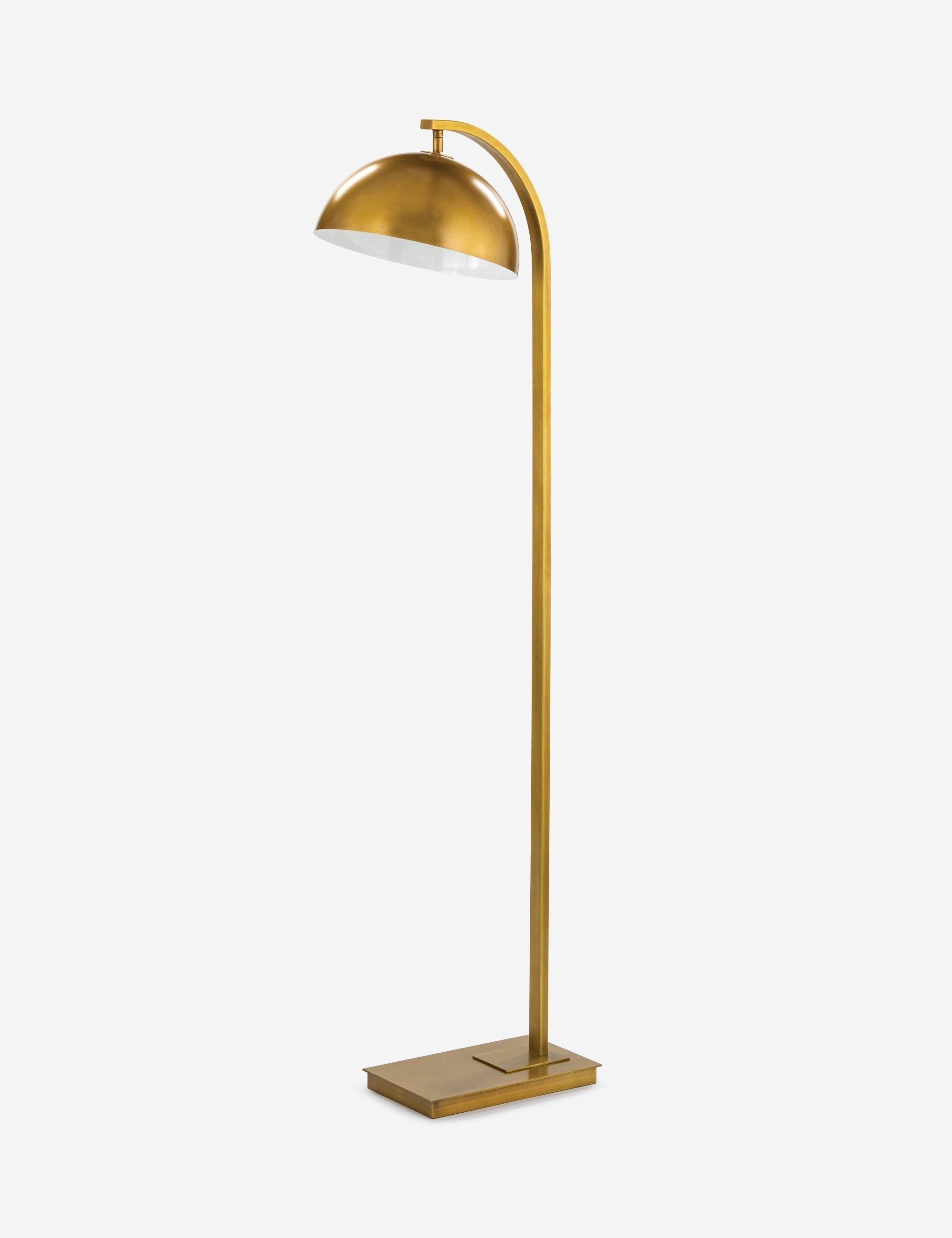 Otto Floor Lamp | Swivel Metal Shade, Arched Neck Design