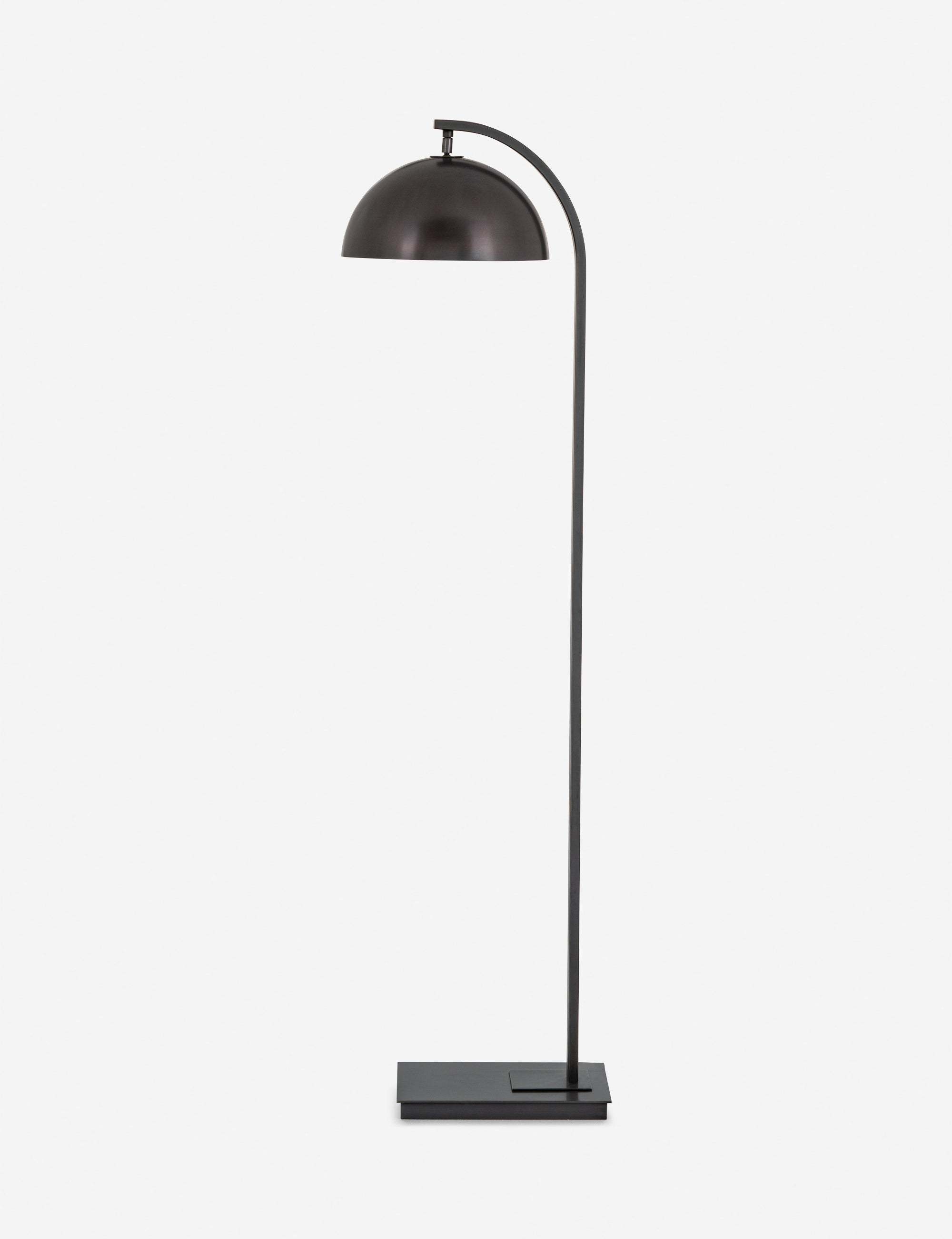 Otto Floor Lamp | Swivel Metal Shade, Arched Neck Design