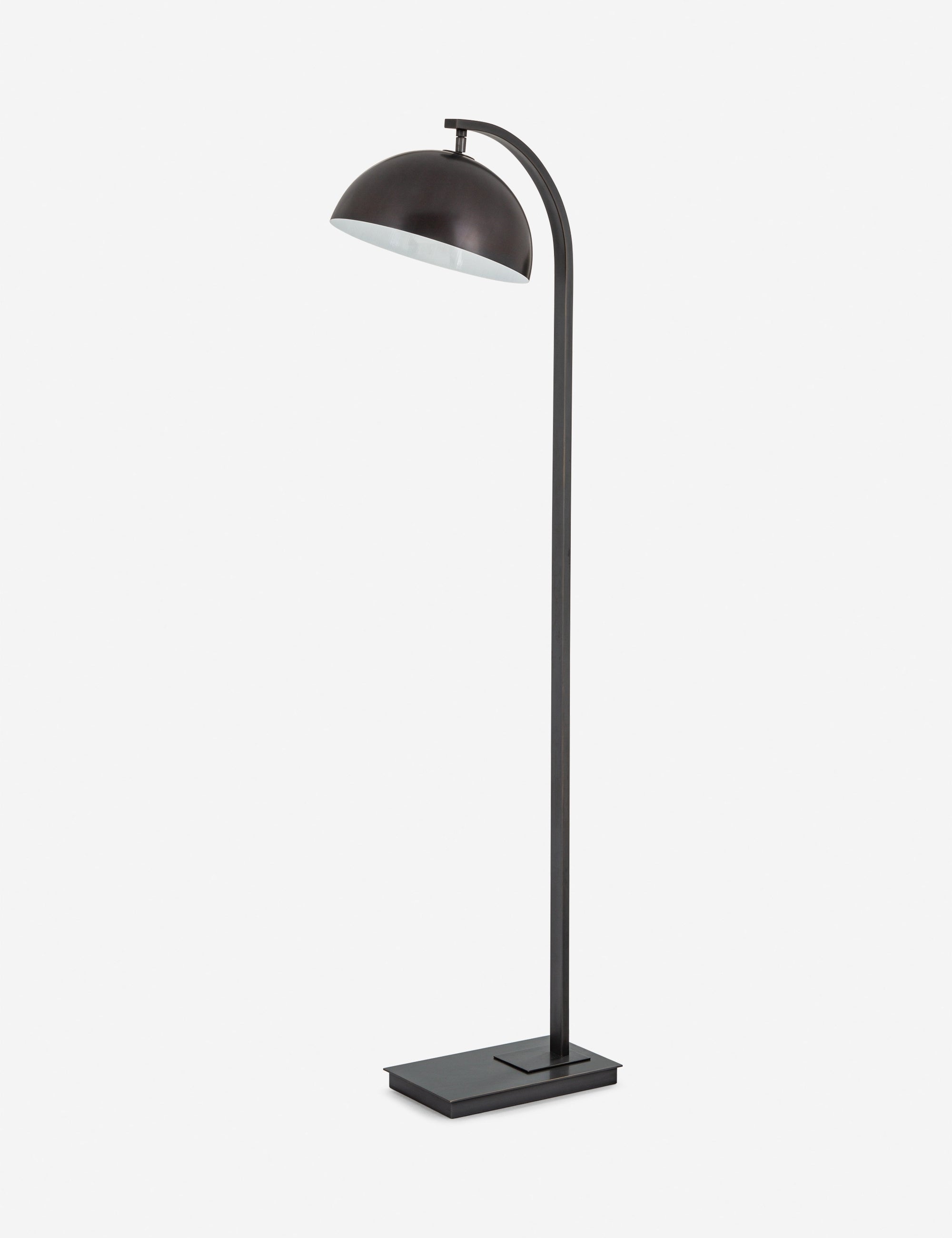 Otto Floor Lamp | Swivel Metal Shade, Arched Neck Design