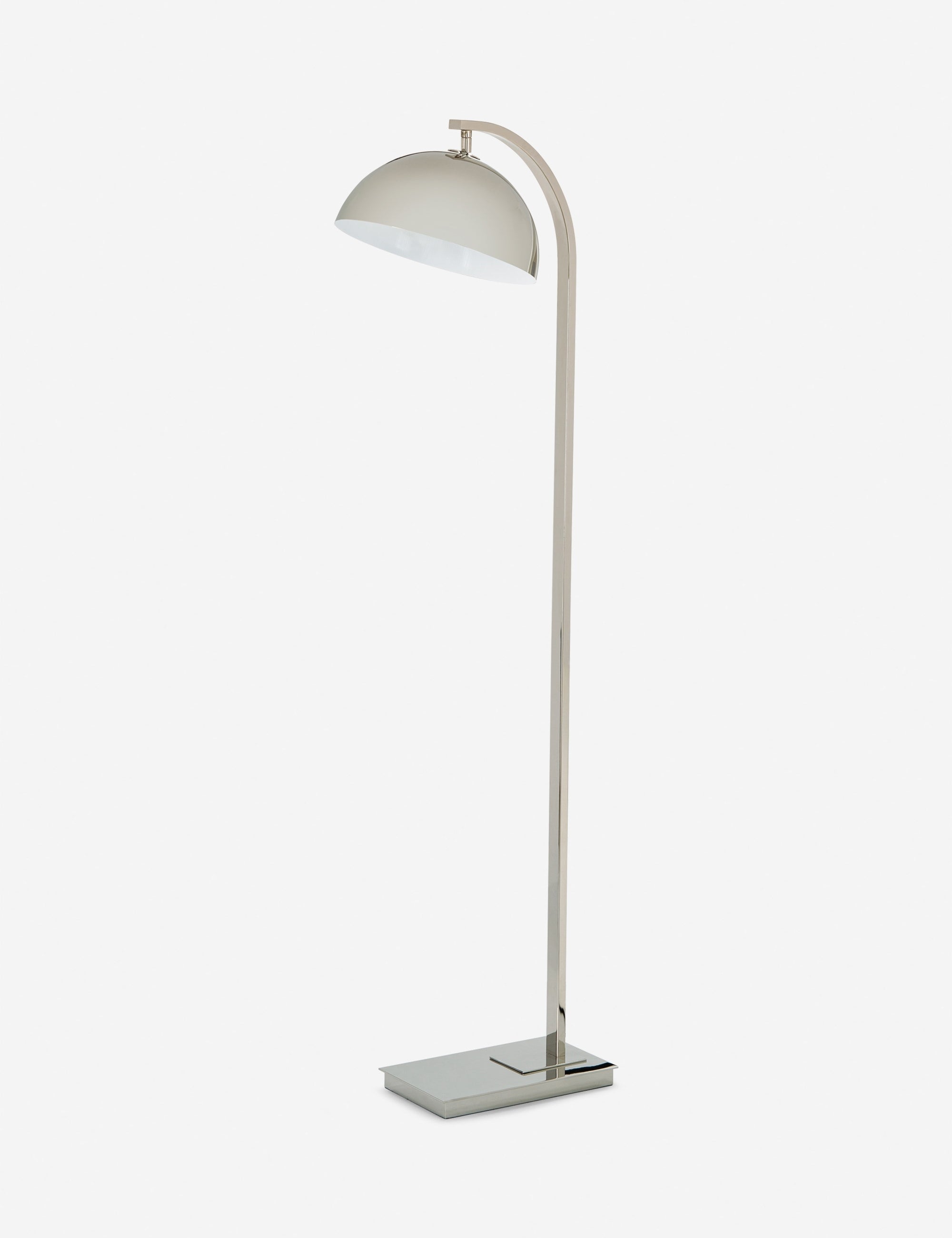 Otto Floor Lamp | Swivel Metal Shade, Arched Neck Design