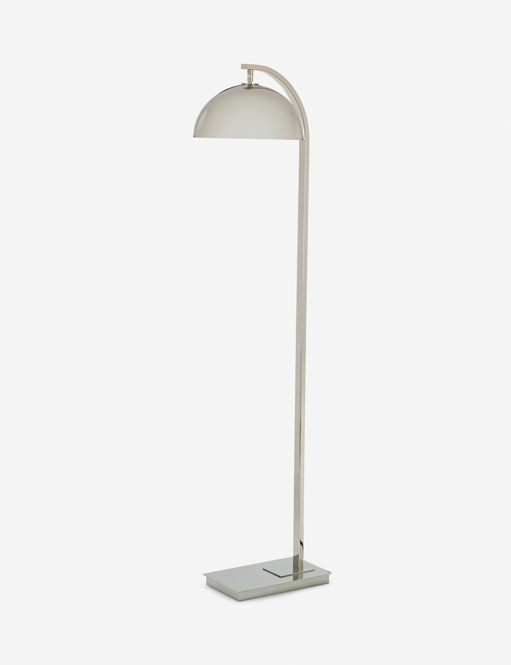Otto Floor Lamp | Swivel Metal Shade, Arched Neck Design