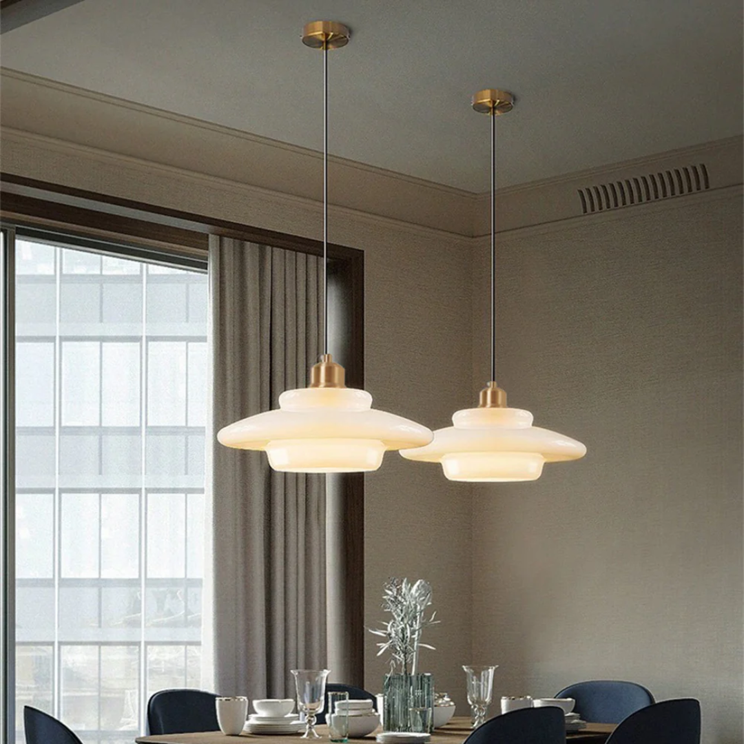 Bello Hanging Lamp | Organic Design, Diffuse Glass Lighting