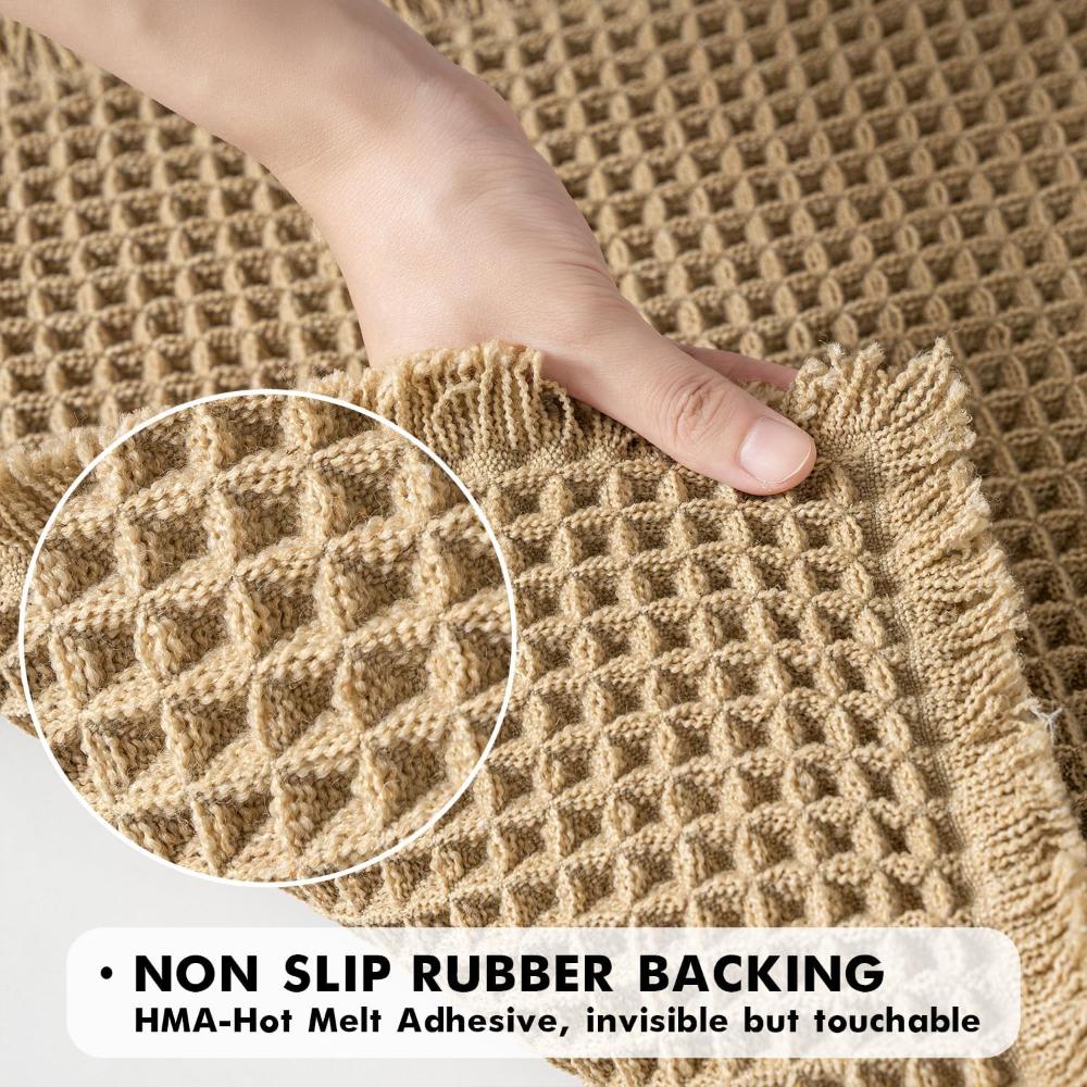 AquaLux Bath Mat | Waffle Texture, Superior Absorption