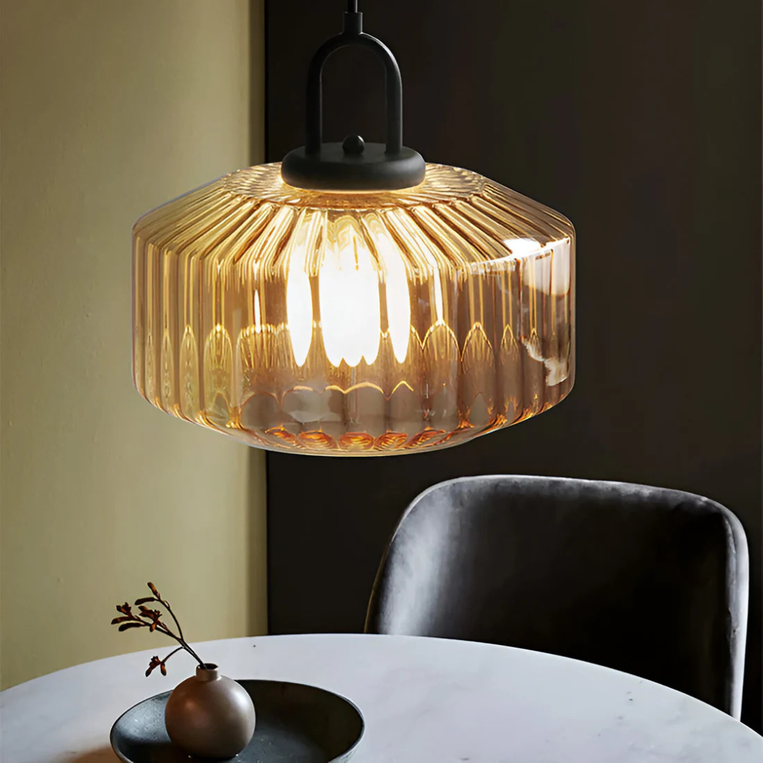 Mireta Pendant Light | Hand-Blown Glass, Warm Ambient Glow