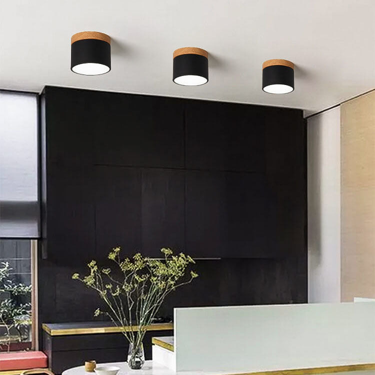Solid Color Scandinavian Macaroon LED Flush Mount Ceiling Light