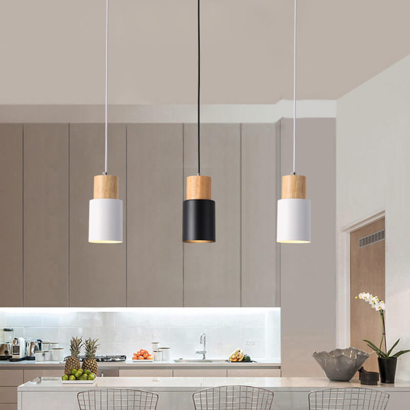 Belo Pendant Light | Modern Aluminium & Wood Design