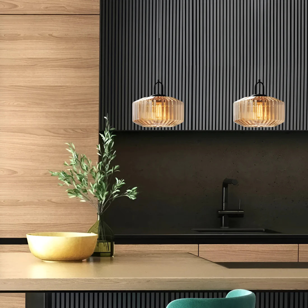 Mireta Pendant Light | Hand-Blown Glass, Warm Ambient Glow