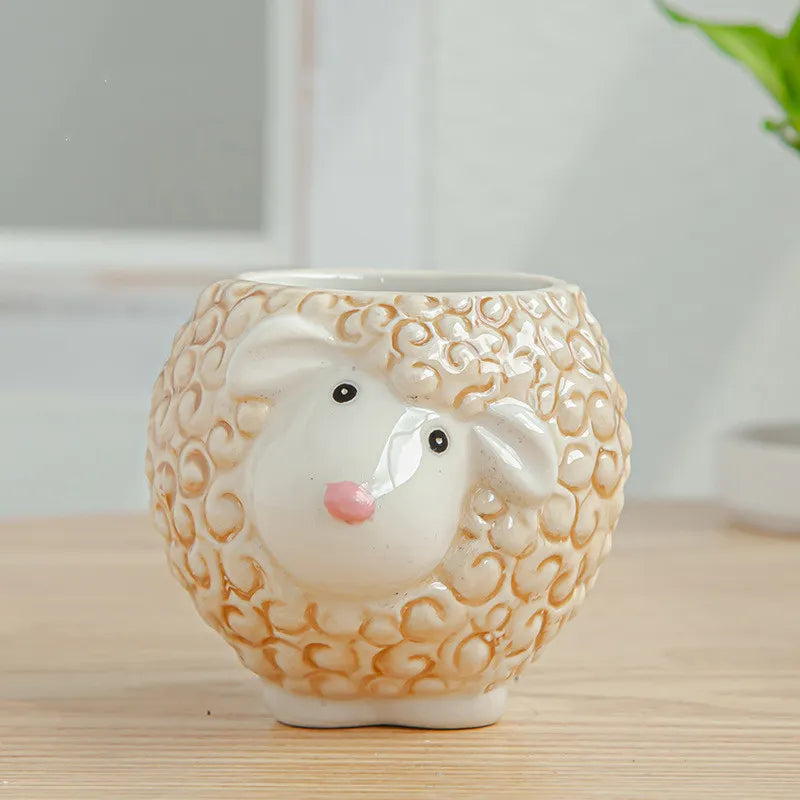 Bingo Animal Planters | Ceramic, 5 Unique Variants for Succulents