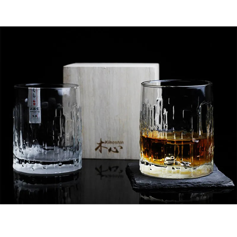 Bento Whiskyglas | Handgemaakt Kristalglas, Geleverd in Houten Kist