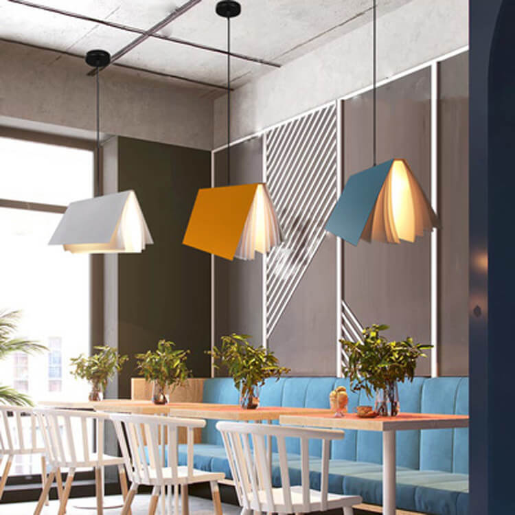 Biblio Pendant Light | Unique Book Design, Warm Ambient Glow