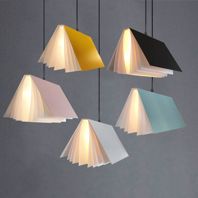 Biblio Pendant Light | Unique Book Design, Warm Ambient Glow