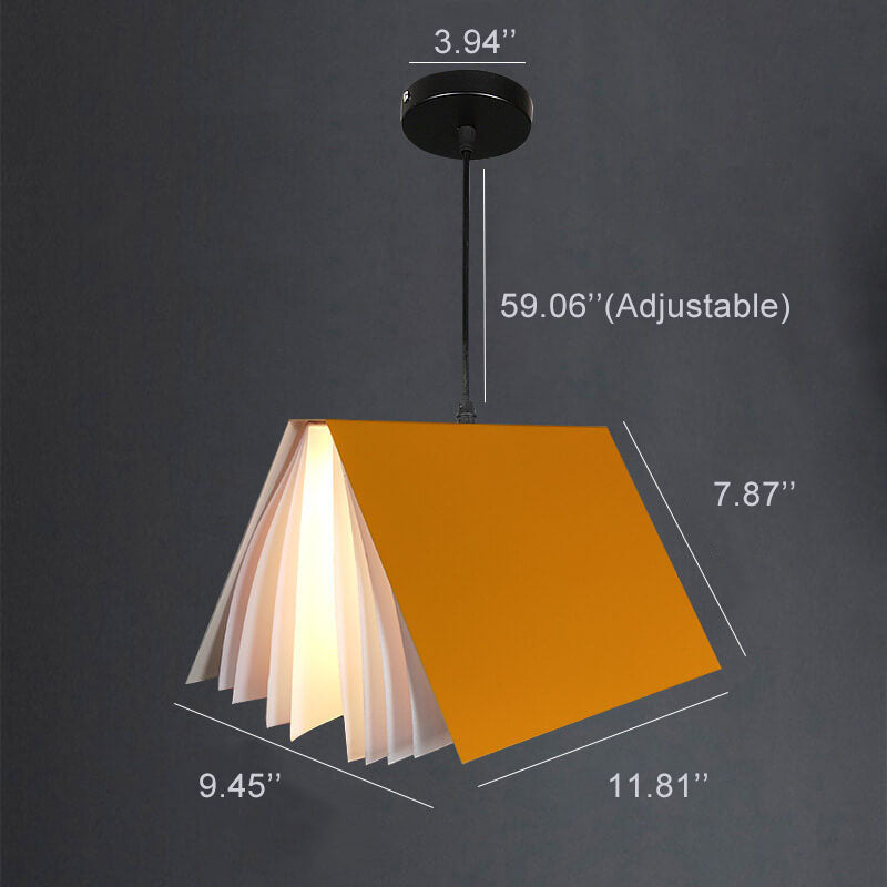 Biblio Pendant Light | Unique Book Design, Warm Ambient Glow