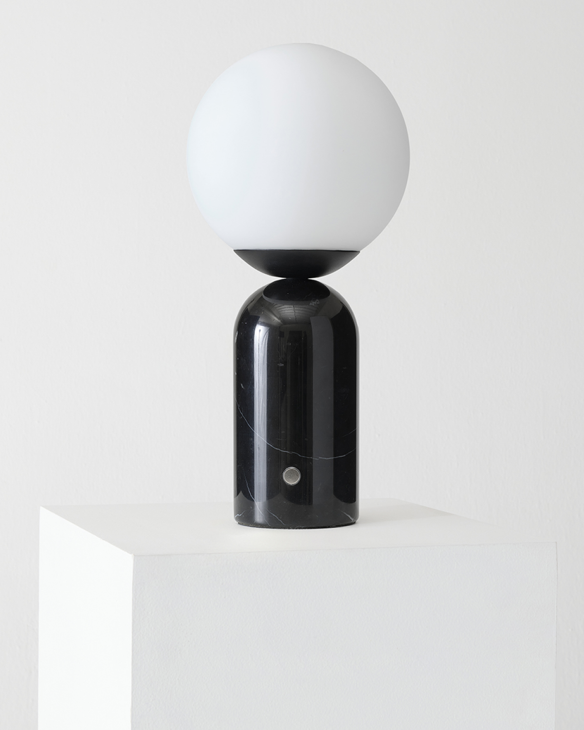 Milo Tall Table Lamp | Modern Marble Globe, Mid-Century Style