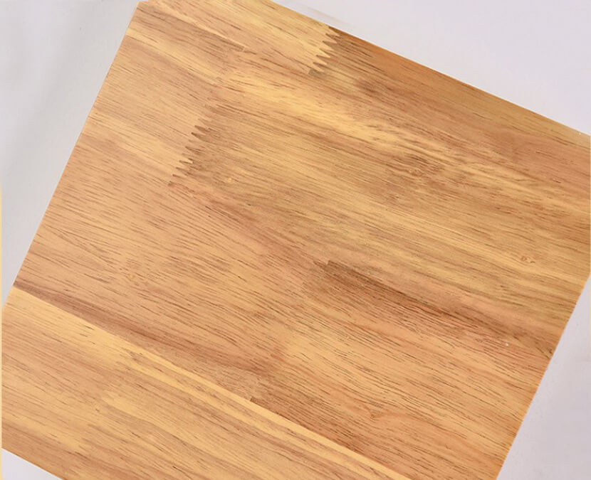 Rectangular LED Wall Sconce Lamp in Japanese Wabi-Sabi Log Wood Design
