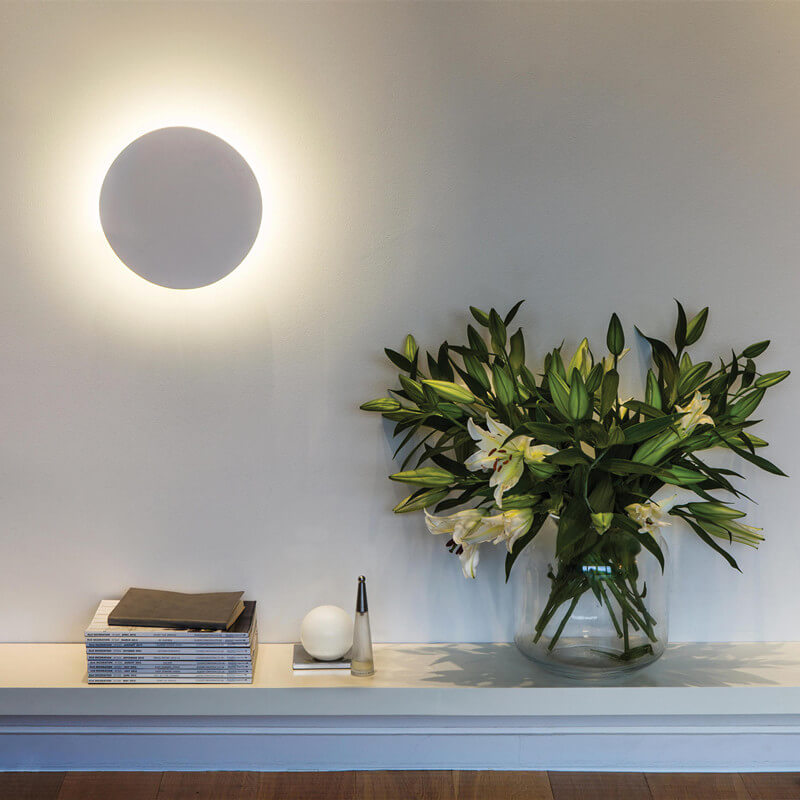 Contemporary Colorful Round Iron LED Wall Sconce