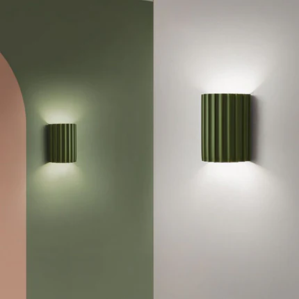 Modern Nordic Resin 2-Light Wall Sconce Lamp for Bedroom