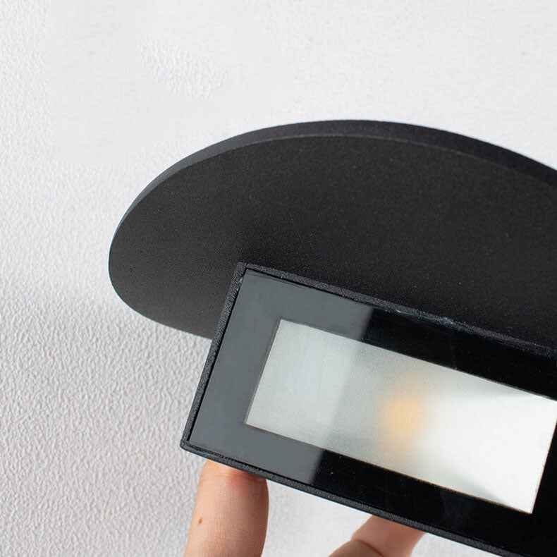 Modern Minimalist Round LED Wall Sconce for Indoor and Outdoor Use