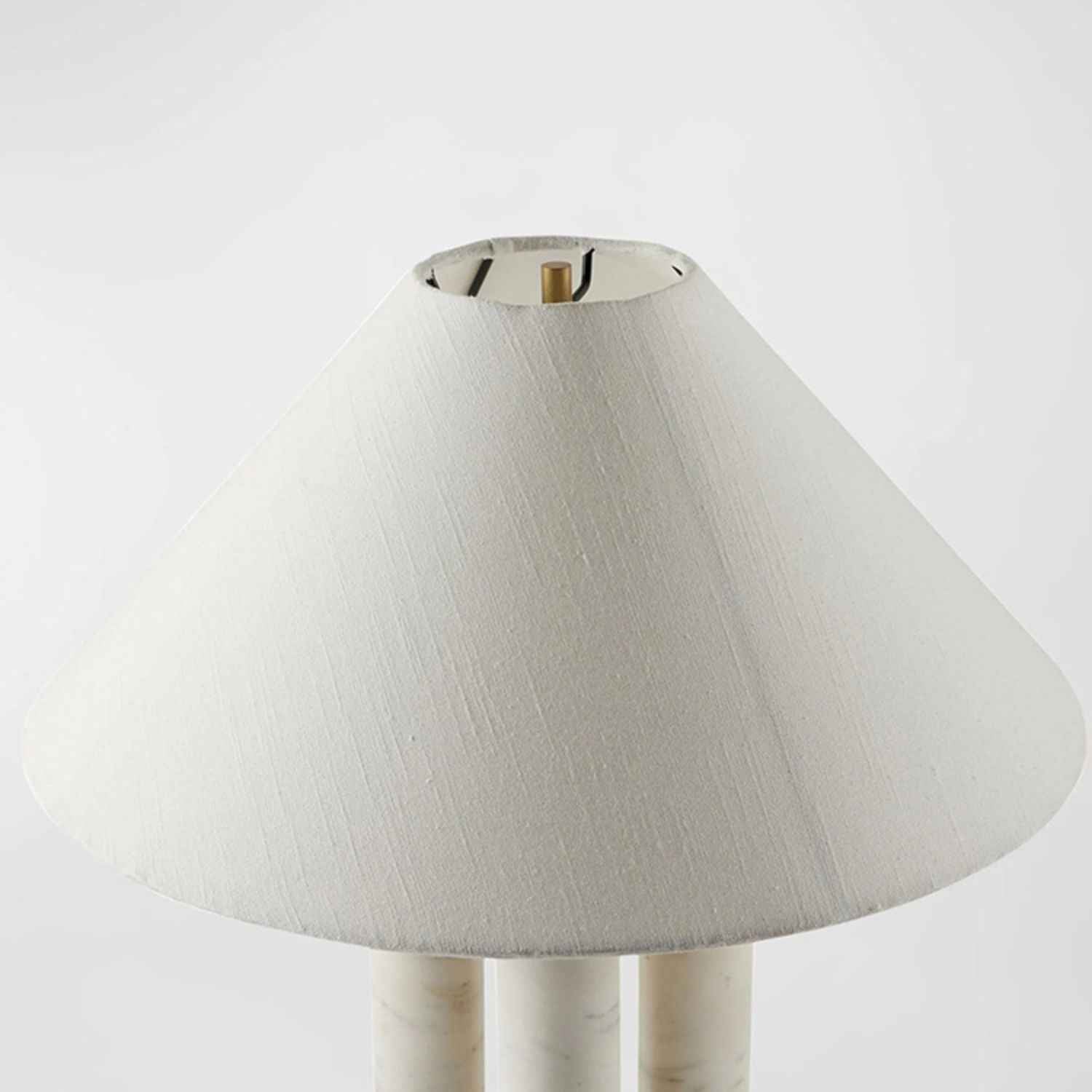 Nordic – Cream Marble Table Lamp 48cm - Cendre Home