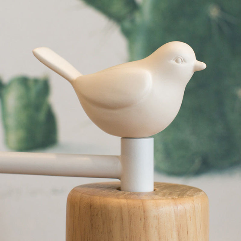 Boreal Wooden Bird Wall Lamp | LED Sconce, Natural Materials