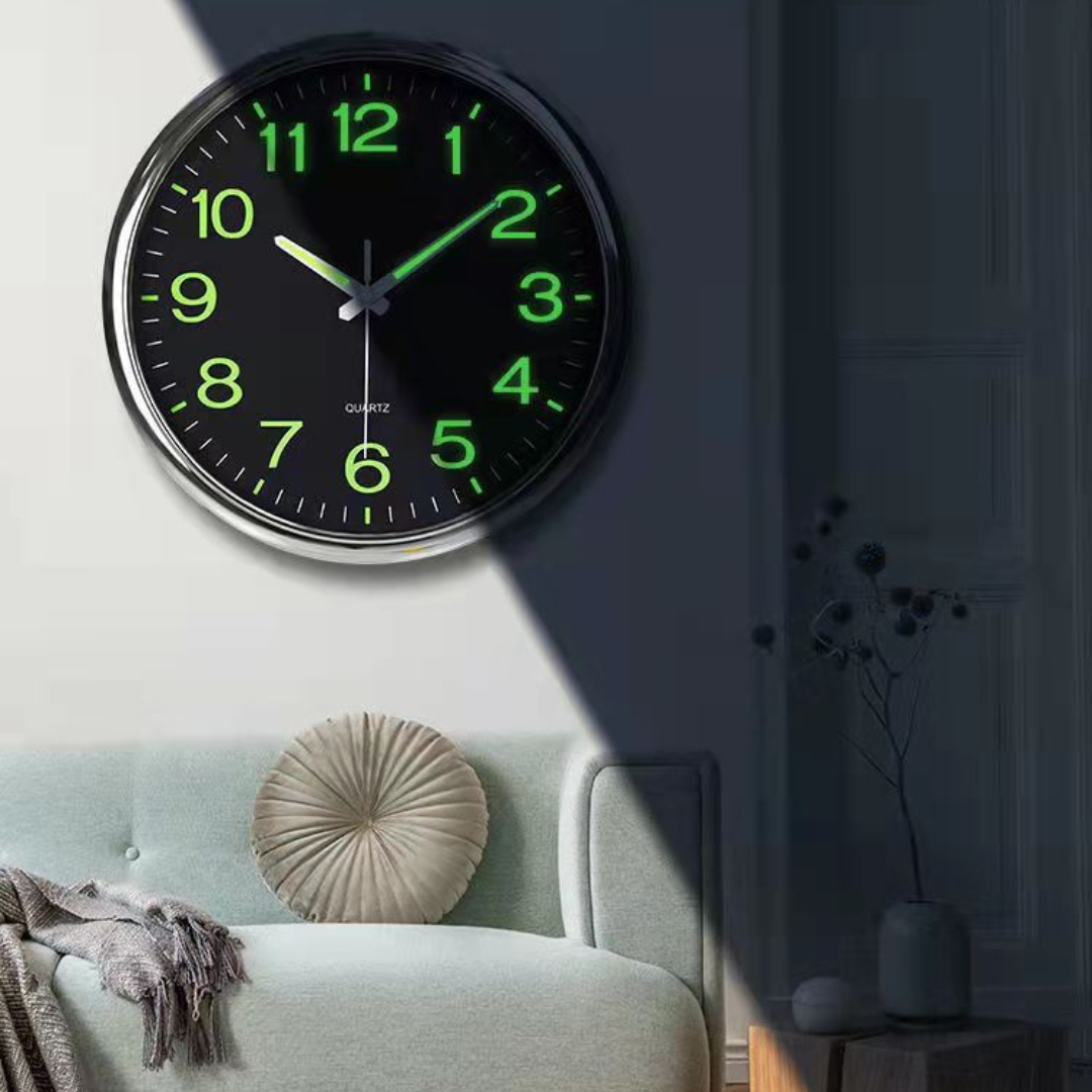 Klaro LED Wandklok | Heldere Weergave, Ø 30 cm