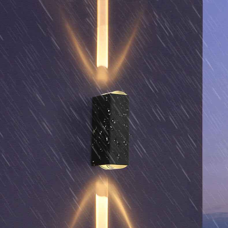 Contemporary Rectangular LED Outdoor Wall Light