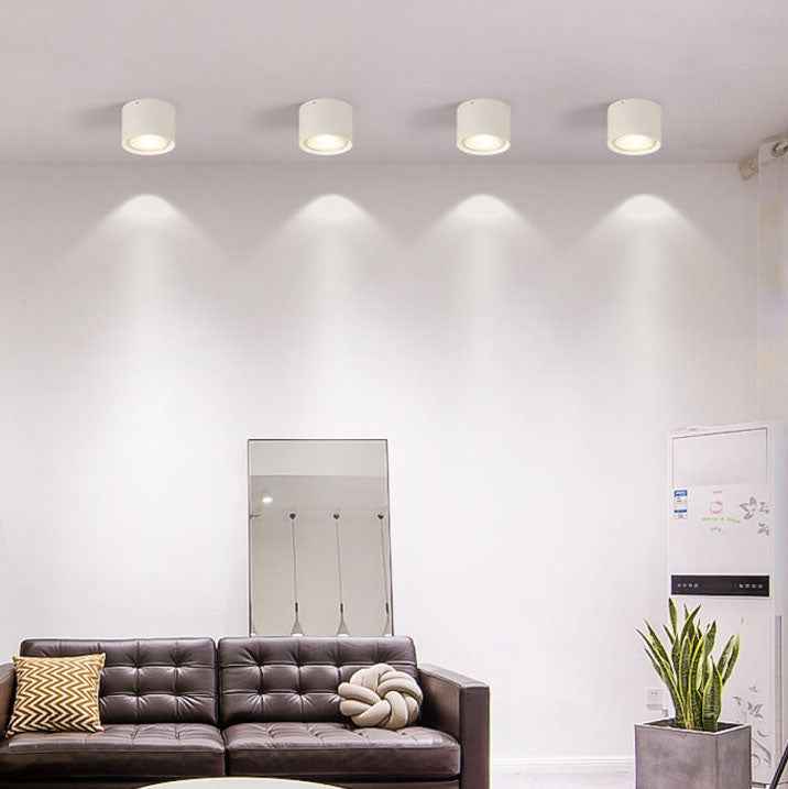 Northern Style LED Cylinder Flush Mount Ceiling Light