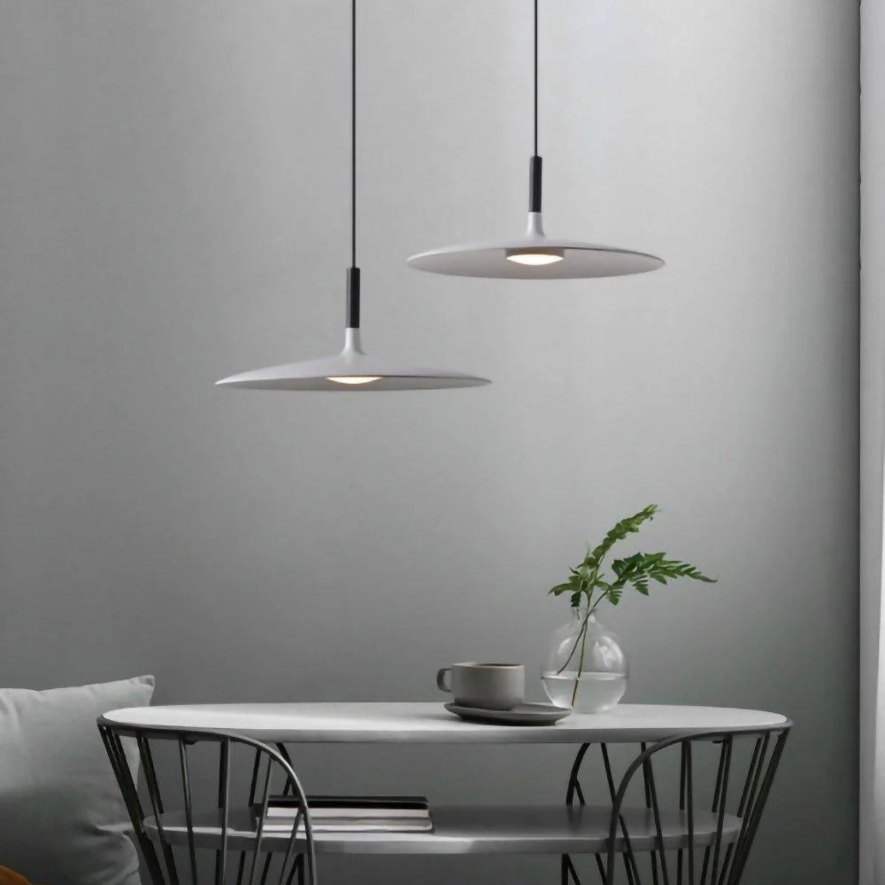 Skiva LED Hanglamp | Ultra-Plat Design, Neutraal Wit Licht