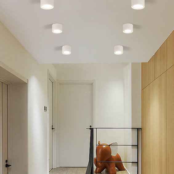 Northern Style LED Cylinder Flush Mount Ceiling Light
