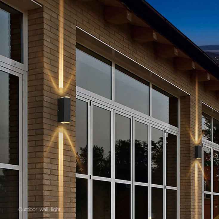 Contemporary Rectangular LED Outdoor Wall Light