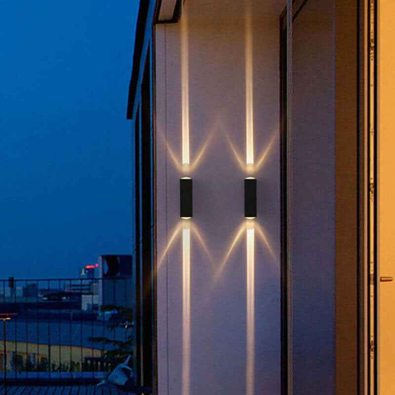Contemporary Rectangular LED Outdoor Wall Light