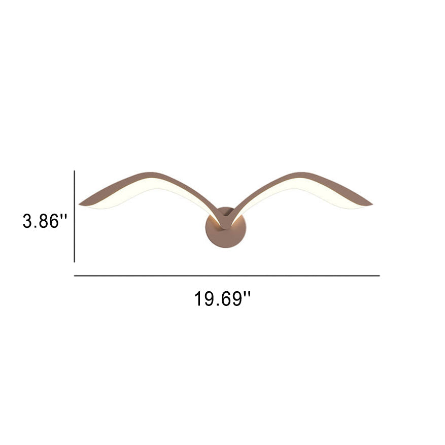 Minimalist Nordic Seagull Acrylic LED Wall Light