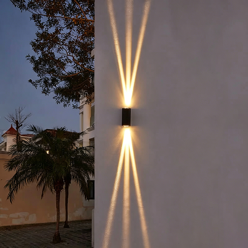 Contemporary Rectangular LED Outdoor Wall Light