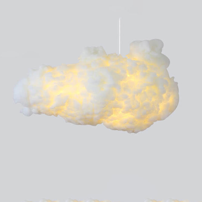 Cloud-Inspired 1-Light LED Pendant Fixture