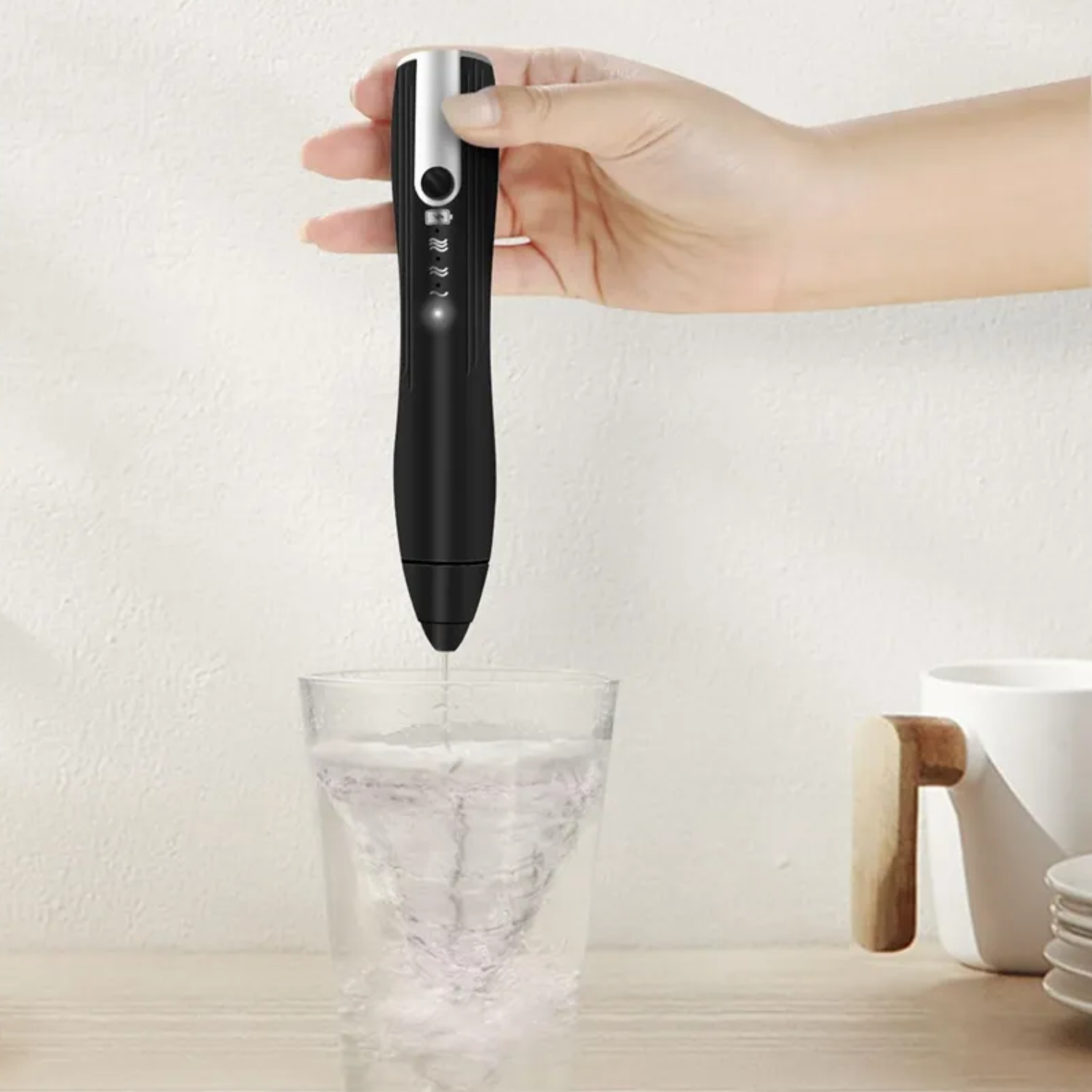 Brewista Wireless Coffee Whisk | 1200 mAh Battery, Stylish Stand