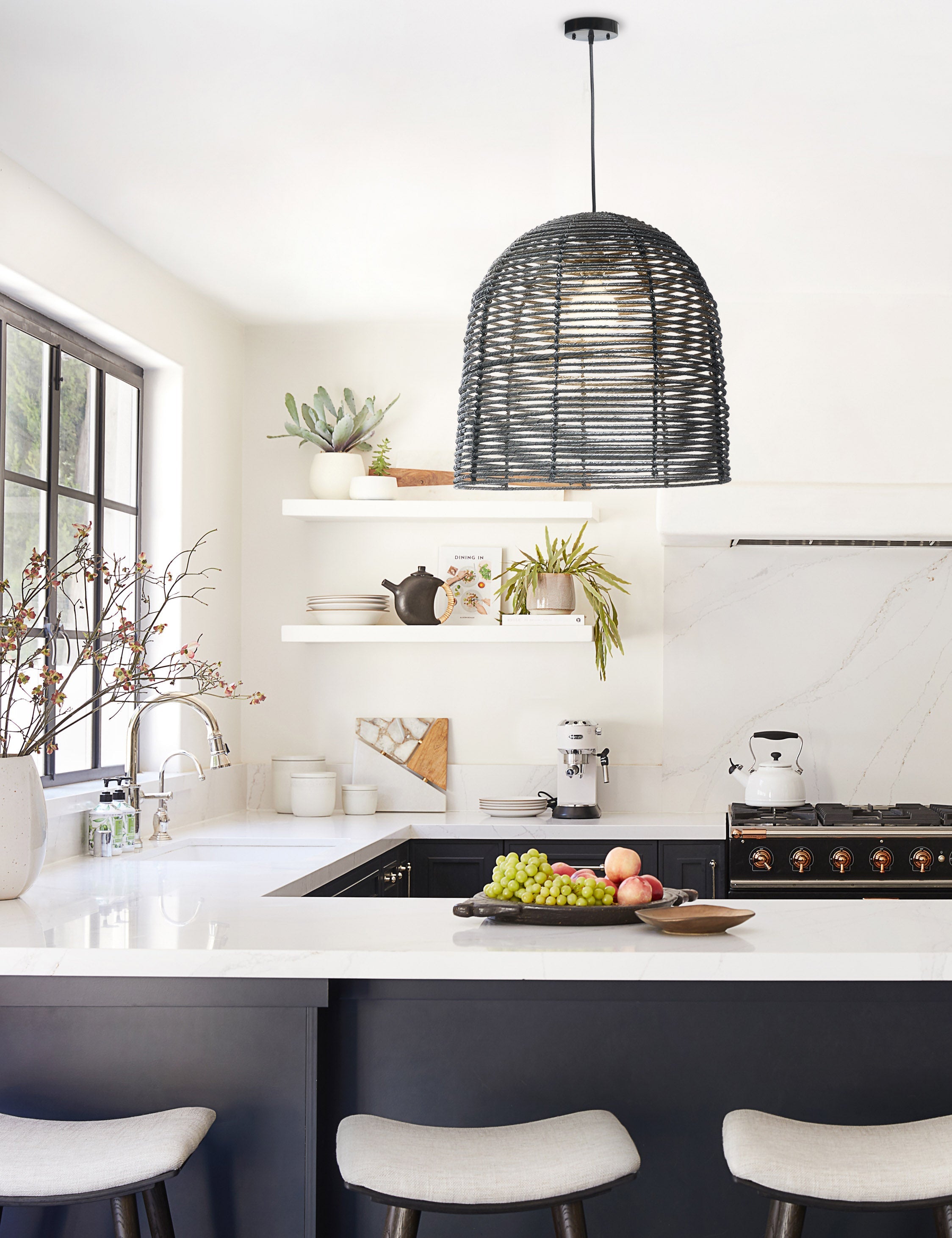 Bela Beehive Pendant Light | Open-Weave Design, Jute Detailing