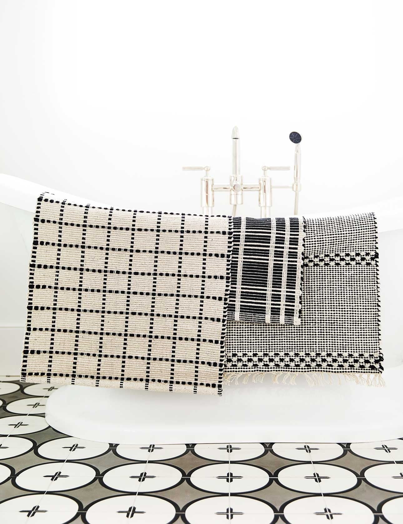 Selo Bath Mat | 100% Cotton, Machine Washable