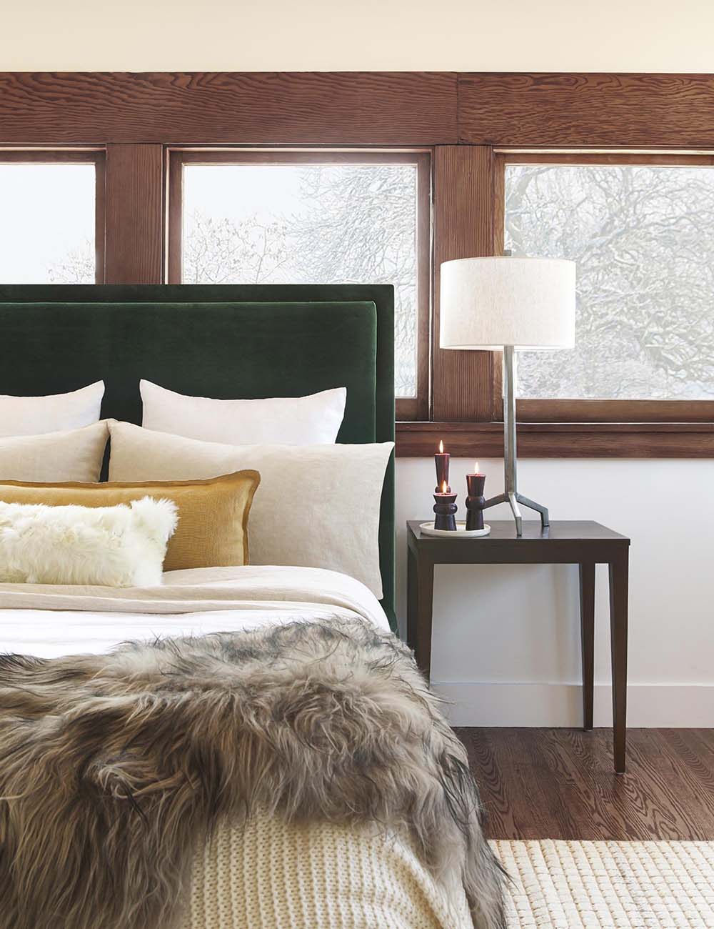 Luna Linen Lumbar Pillow | Superior Long Fiber Flax, Tonal Stitch Detail